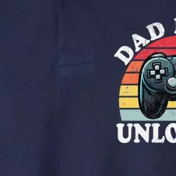 Dad Level Unlocked Funny New Dad Fathers Day Softstyle Adult Sport Polo