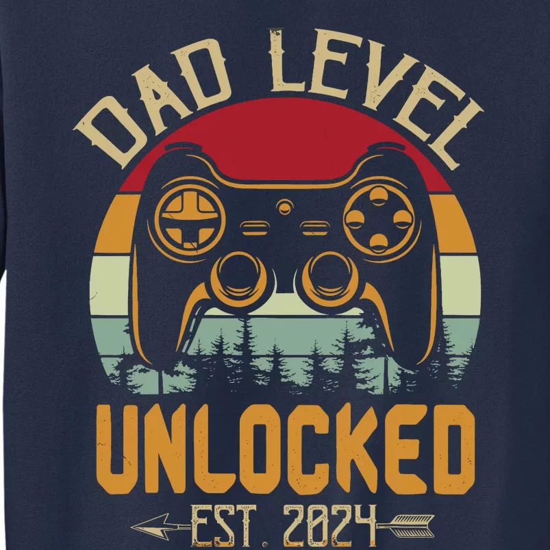 Dad Level Unlocked 2024 Leveling Up Leveled Up To Dad Sweatshirt