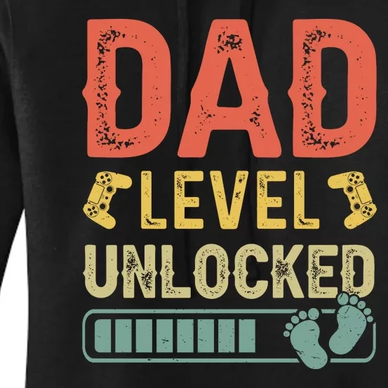 Dad Level Unlocked Women's Pullover Hoodie