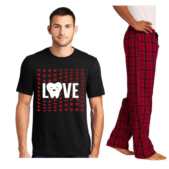 Dentist Love Valentines Dental Future Oral Hygienist Squad Gift Pajama Set