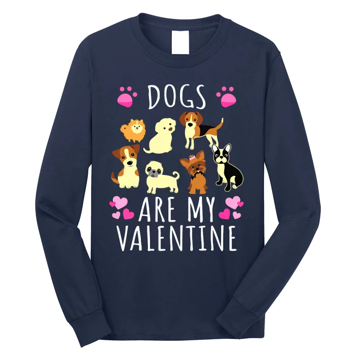 Dog Lover Valentines Day Gift For Women And Puppy Long Sleeve Shirt