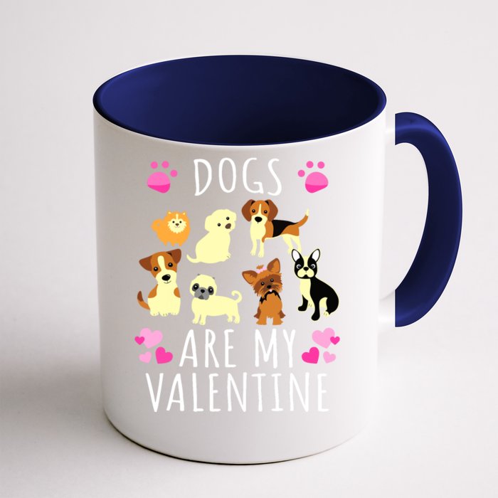 Dog Lover Valentines Day Gift For Women And Puppy Front & Back Coffee Mug