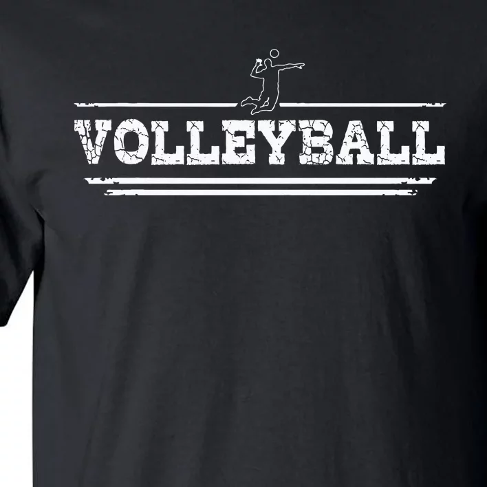 Distressed Look Volleyball Gift For Volleyball Players Tall T-Shirt