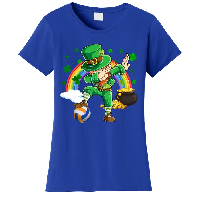 Dabbing Leprechaun Volleyball Ball St Patrick's Day Meaningful Gift Women's T-Shirt