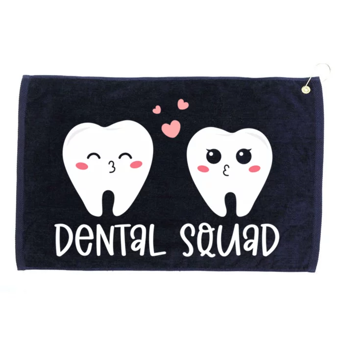 Dental Life Valentine's Day Dental Squad Funny Dentist Tooth Funny Gift Grommeted Golf Towel