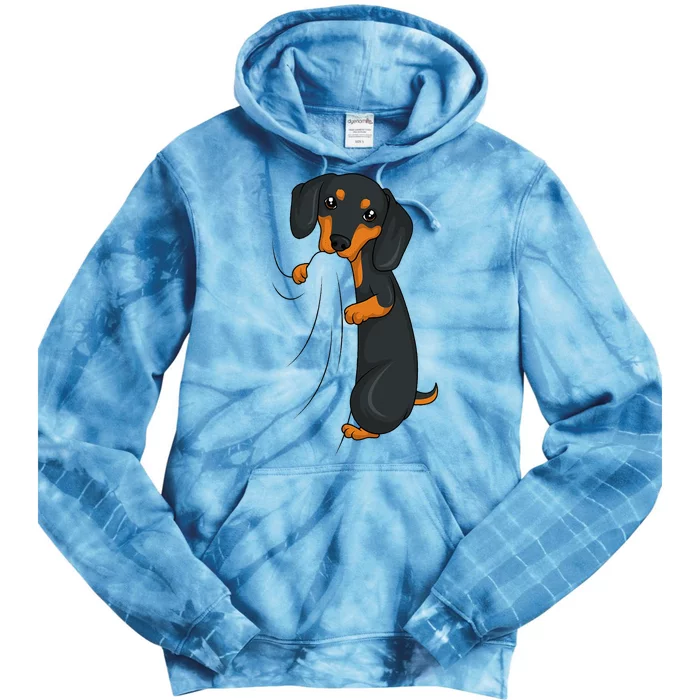 Dachshund Lover Weiner Dog Tie Dye Hoodie