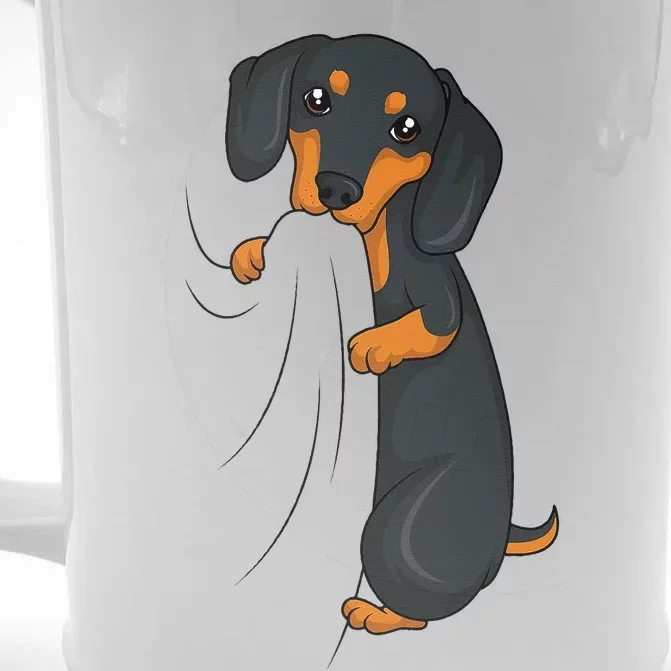 Dachshund Lover Weiner Dog Front & Back Beer Stein