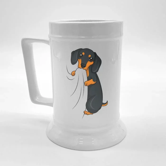 Dachshund Lover Weiner Dog Front & Back Beer Stein