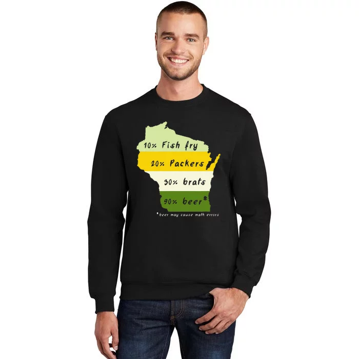 Drink Local Wisconsin Beer Drinking Tall Sweatshirt