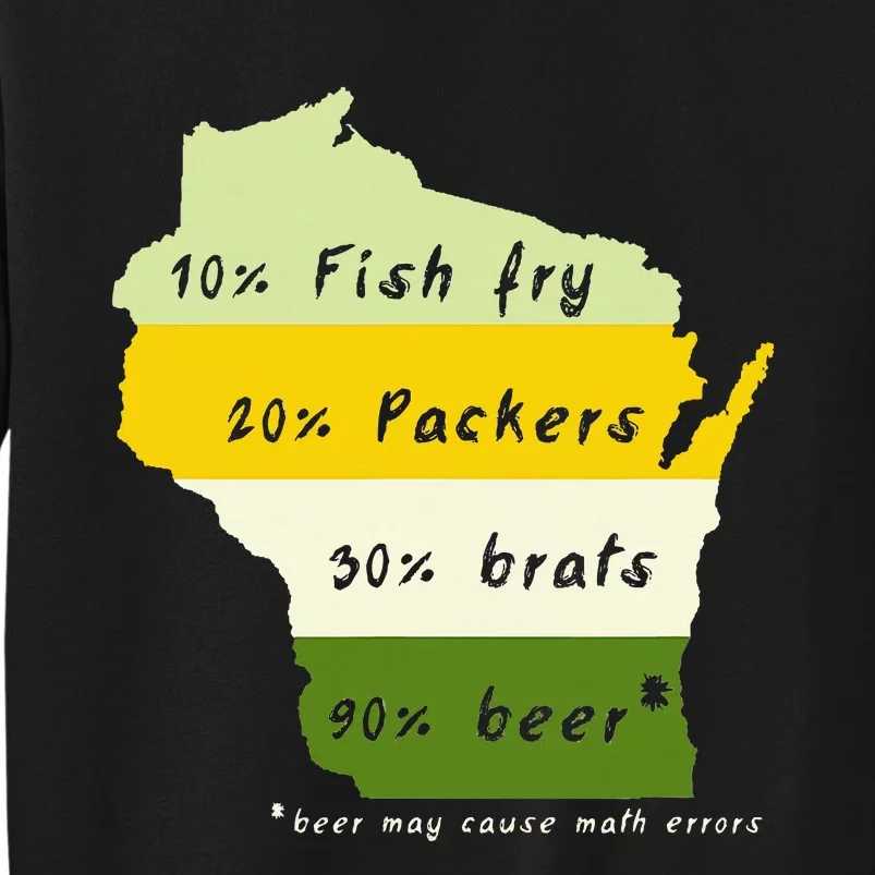 Drink Local Wisconsin Beer Drinking Tall Sweatshirt