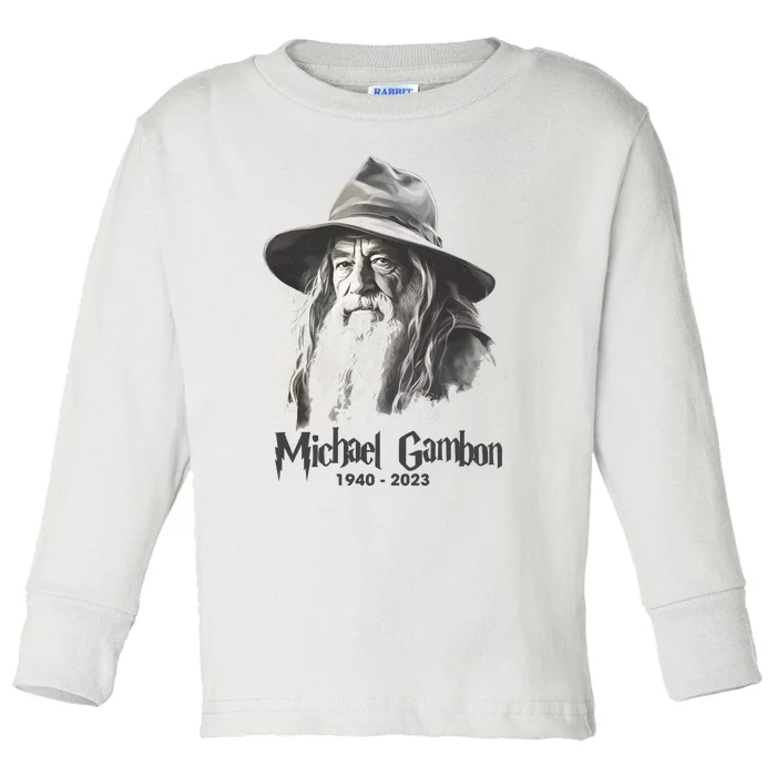 Dumbledore Legacy Wizarding World In Memory Of Albus Toddler Long Sleeve Shirt