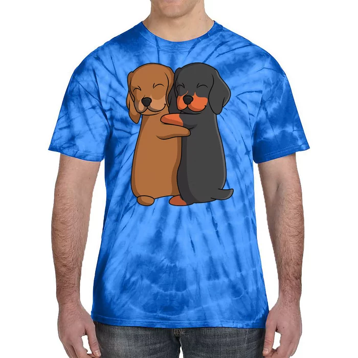 Dachshund Lover Weiner Dog Tie-Dye T-Shirt