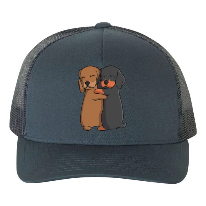 Dachshund Lover Weiner Dog Cute Gift Yupoong Adult 5-Panel Trucker Hat