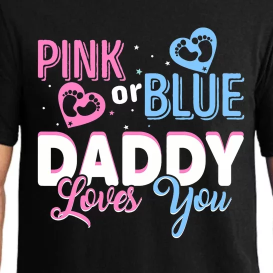 Daddy Loves You Dad Gender Reveal Party Pajama Set