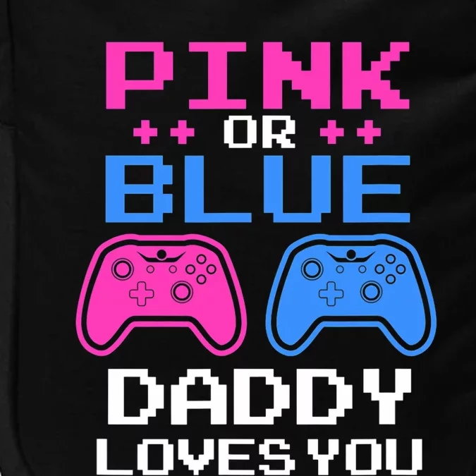 Daddy Loves You Gamer Dad Gender Reveal Party Impact Tech Backpack