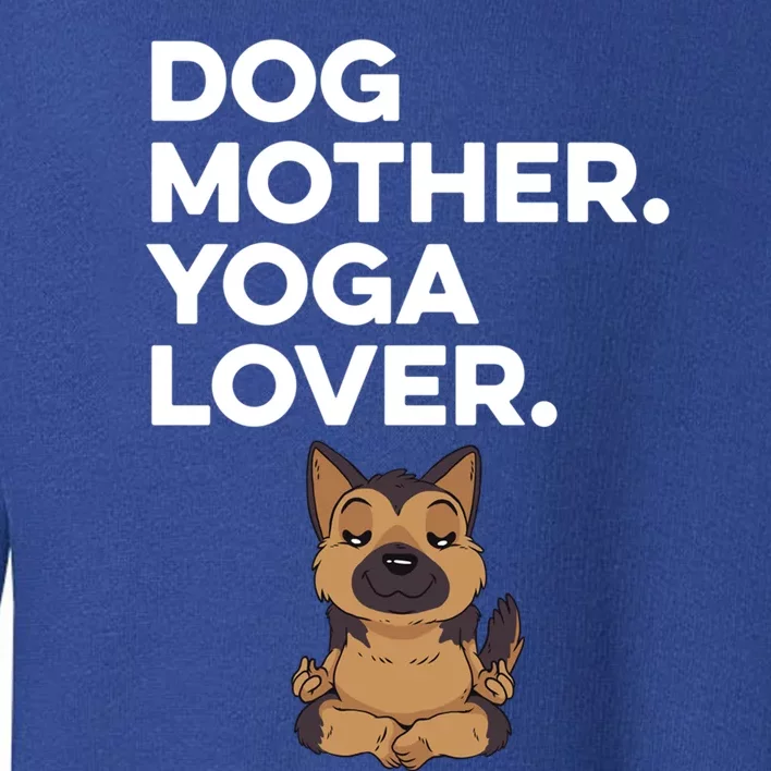 Dog Lover Yoga Lover Gift Toddler Sweatshirt