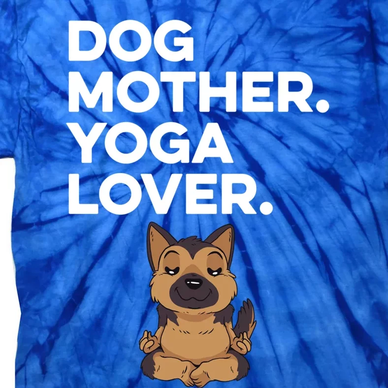 Dog Lover Yoga Lover Gift Tie-Dye T-Shirt