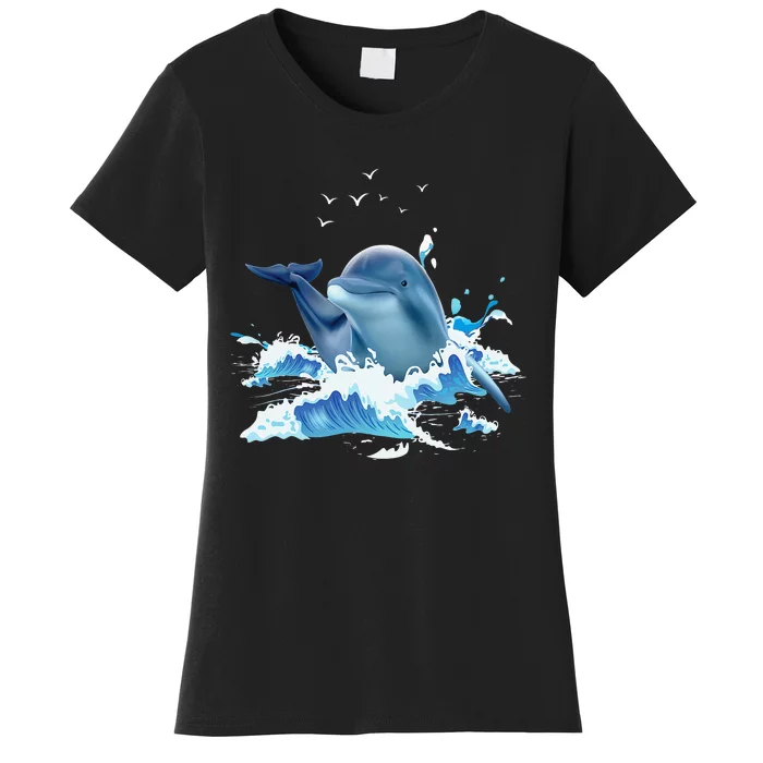 Dolphin Lover Zookeeper Marine Biologist Sea Animal Lover Women's T-Shirt