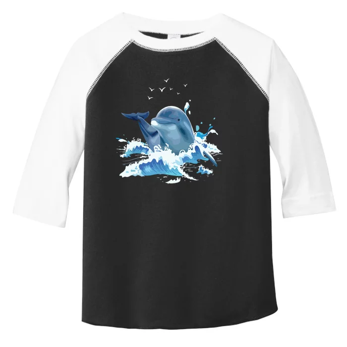 Dolphin Lover Zookeeper Marine Biologist Sea Animal Lover Toddler Fine Jersey T-Shirt