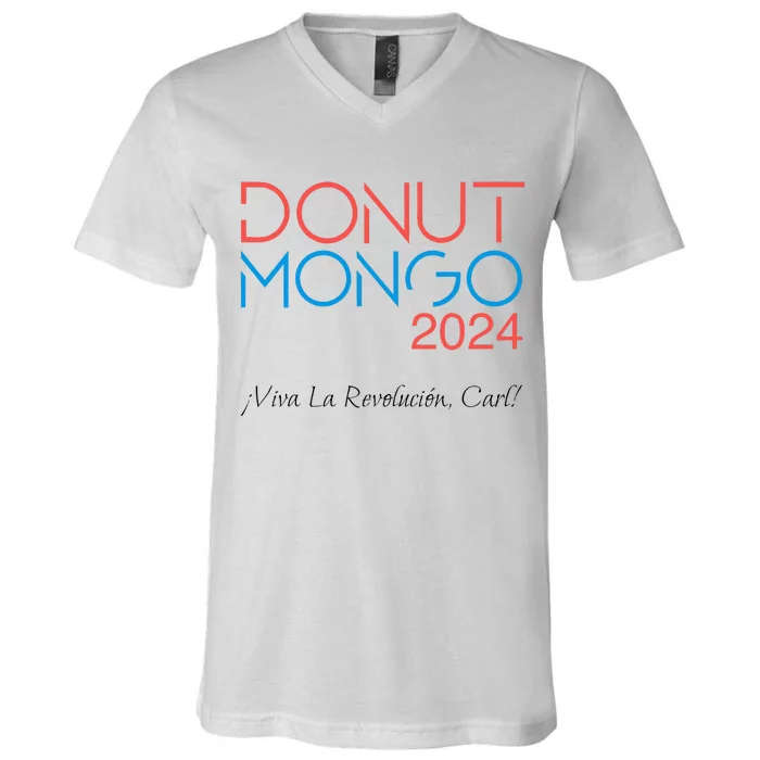 Donut Mongo 2024 Retro Dungeon Crawler Carl V-Neck T-Shirt