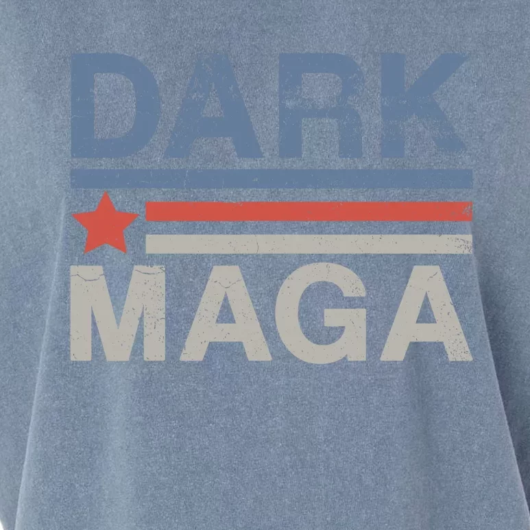 Dark Maga 2024 Im Not Just Maga Im Dark Maga Funny Trump Garment-Dyed Women's Muscle Tee