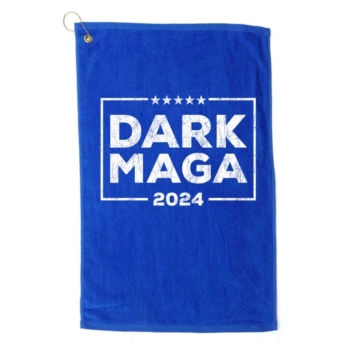 Dark Maga 2024 IM Not Just Maga IM Dark Maga Funny Trump Platinum Collection Golf Towel