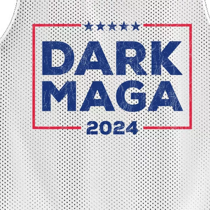 Dark Maga 2024 IM Not Just Maga IM Dark Maga Funny Trump Mesh Reversible Basketball Jersey Tank