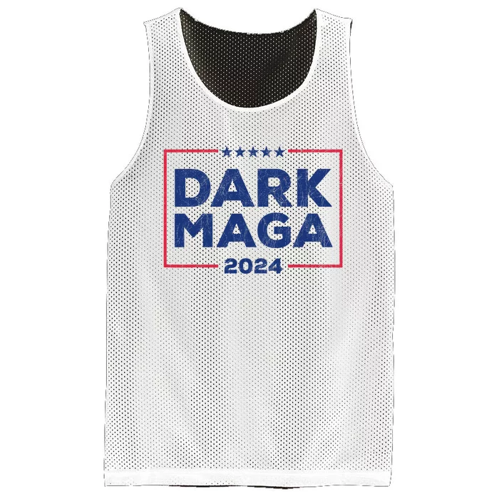 Dark Maga 2024 IM Not Just Maga IM Dark Maga Funny Trump Mesh Reversible Basketball Jersey Tank