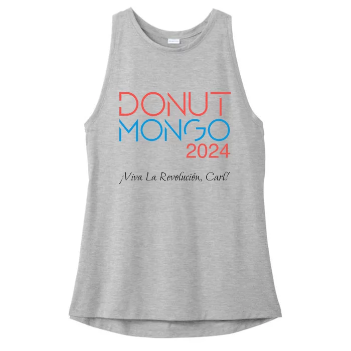 Donut Mongo 2024 Dungeon Crawler Carl Ladies Tri-Blend Wicking Tank