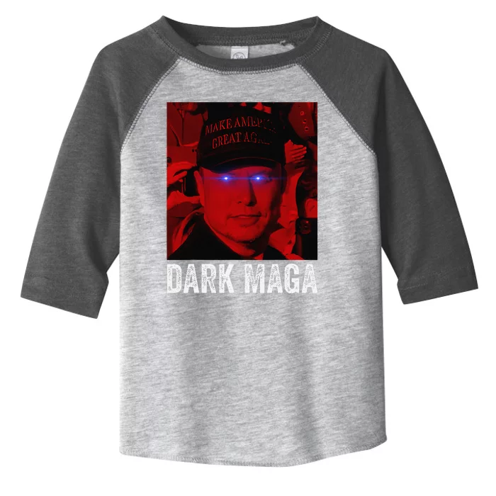 Dark Maga 2024 IM Not Just Maga IM Dark Maga Funny Trump Toddler Fine Jersey T-Shirt