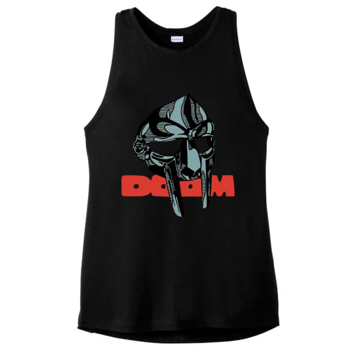 Doom Mask / All Caps / Madvillain / Mf Ladies Tri-Blend Wicking Tank