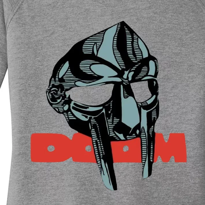 Doom Mask / All Caps / Madvillain / Mf Women's Perfect Tri Tunic Long Sleeve Shirt