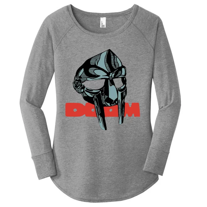 Doom Mask / All Caps / Madvillain / Mf Women's Perfect Tri Tunic Long Sleeve Shirt