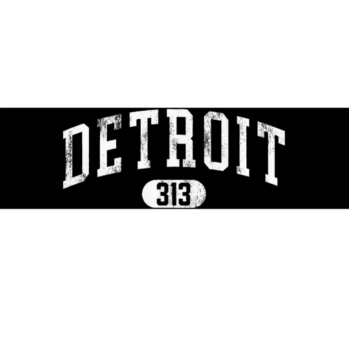 Detroit Michigan Area Code 313 Souvenir Bumper Sticker