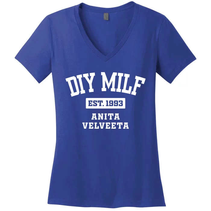 Diy Milf Anita Velveeta Est. 1993 Women's V-Neck T-Shirt