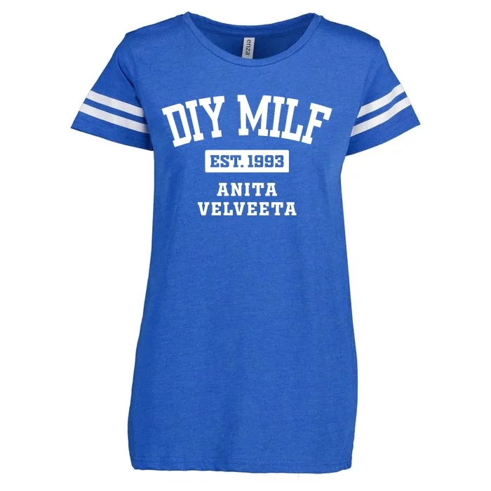 Diy Milf Anita Velveeta Est. 1993 Enza Ladies Jersey Football T-Shirt