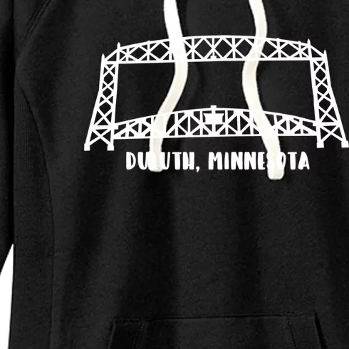 Duluth Mn Aerial Lift Bridge Gift Women's Fleece Hoodie