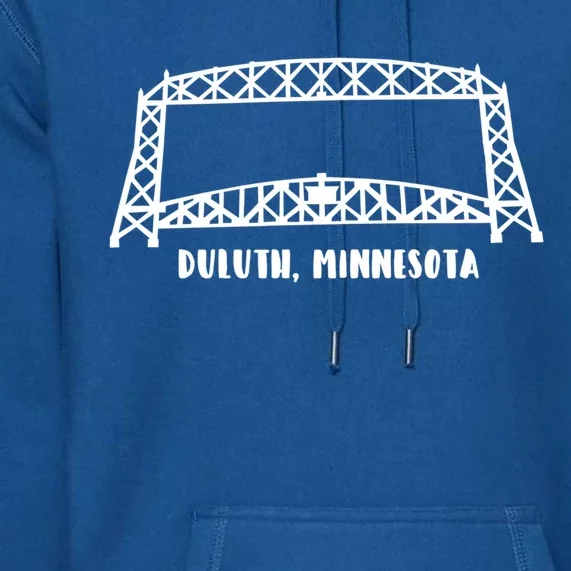 Duluth Mn Aerial Lift Bridge Gift Premium Hoodie