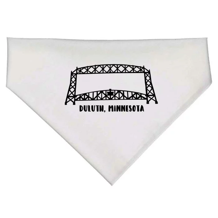 Duluth Mn Aerial Lift Bridge Gift USA-Made Doggie Bandana