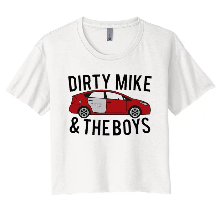 Dirty Mike And The B.O.Y.S Women's Crop Top Tee