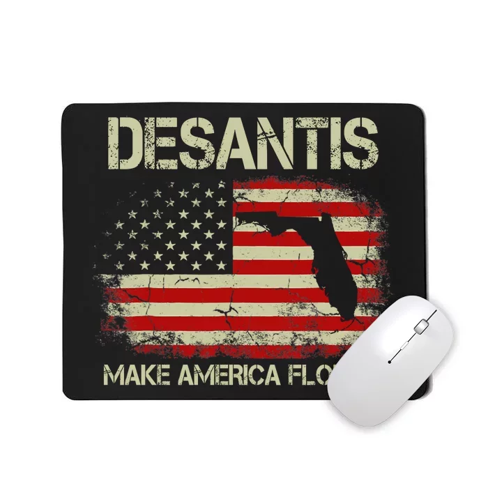 DeSantis Make America Florida US Flag Mousepad