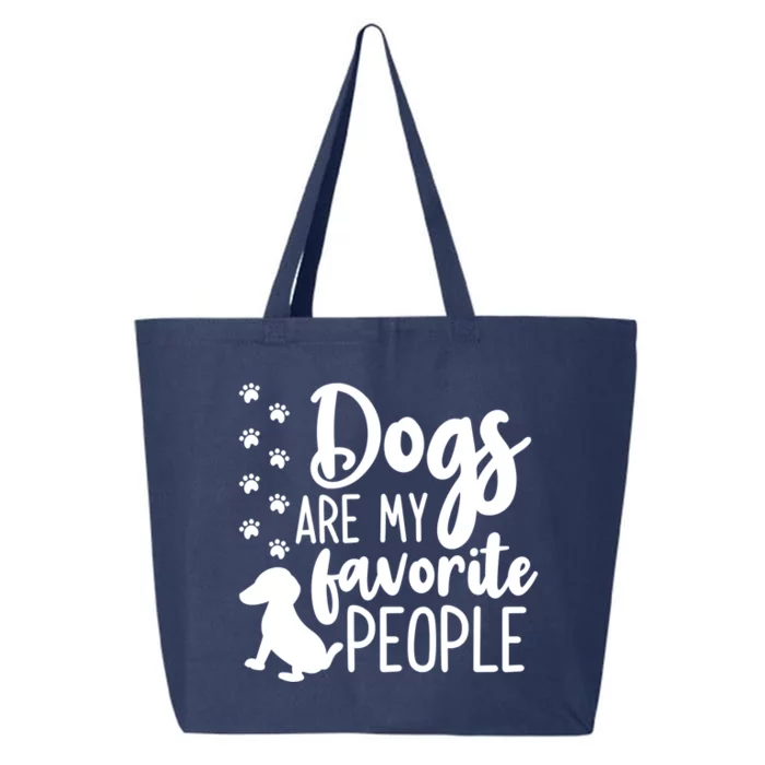 Dog Mom And Dad Gift Cute Dogs Are My Favorite People Cute Gift 25L Jumbo Tote