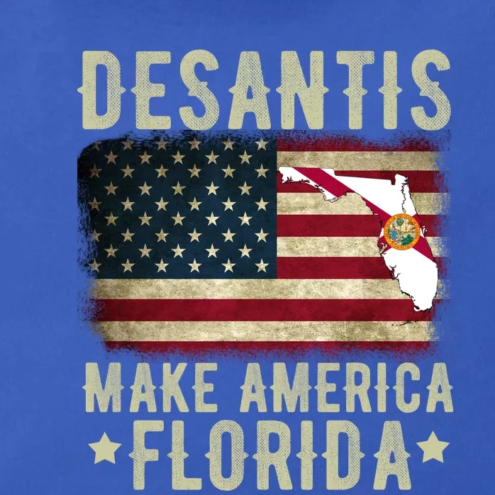 DeSantis Make America Florida US Flag Zip Tote Bag