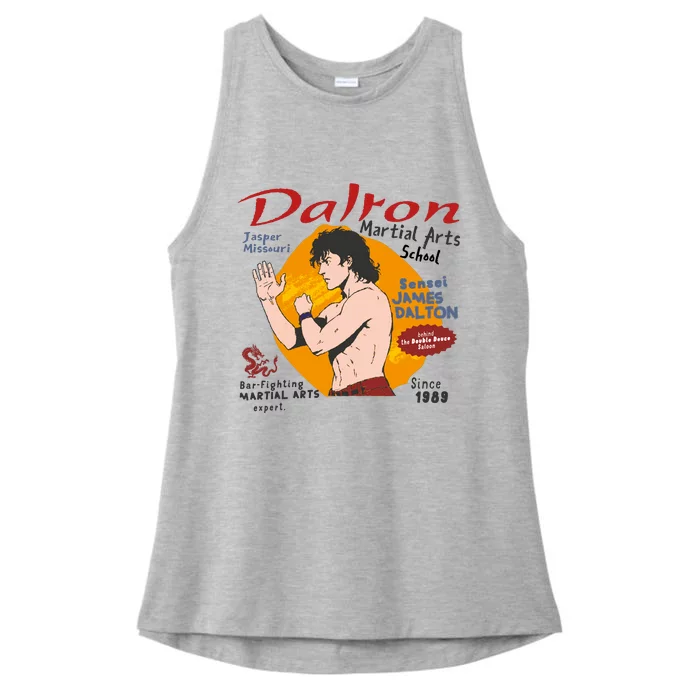 Dalton Martial Arts School 1989 Ladies Tri-Blend Wicking Tank