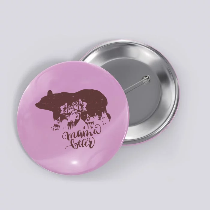 Distressed Mama Bear Button