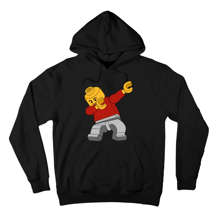 Dabbing Master Builder Funny Building Blocks Bricks Boy Hoodie