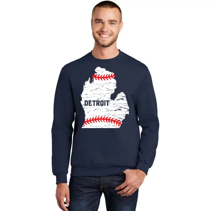 Detroit Michigan Baseball Sweatshirt