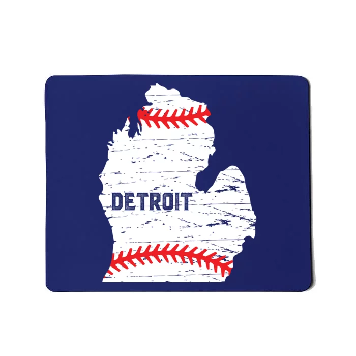 Detroit Michigan Baseball Mousepad