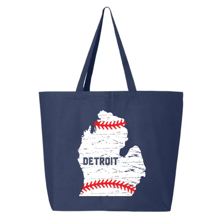 Detroit Michigan Baseball 25L Jumbo Tote