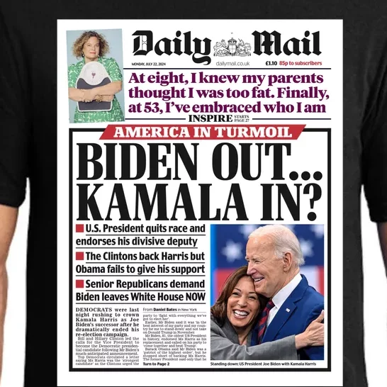 Daily Mail Biden Out Kamala In Pajama Set